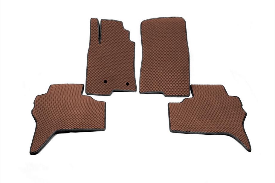 Mitsubishi Pajero Wagon IV 2006-2021 Alfombrillas EVA (rojo ladrillo) Image