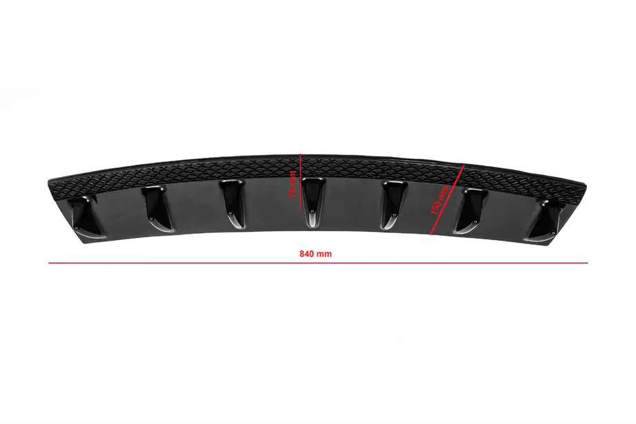 Difusor trasero universal UNI-081 (negro) Image