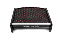 Mercedes T2 (507-814) 1967-1996 Estante para salpicadero (Negro con costura roja) foto 5