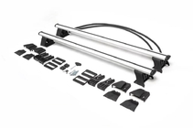 Nissan Leaf 2010-2017 Baca de techo para techo liso (cromo, par) foto 9