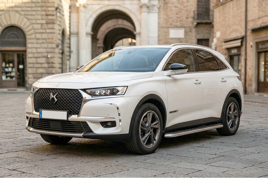 DS 7 Crossback 2017-2022 Estribos Laterales Maydos V1 (2 uds., Aluminio y Acero Inoxidable) Image