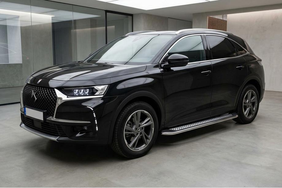 DS 7 Crossback 2017-2022 Estribos Laterales Maydos V2 (2 uds., Aluminio y Acero Inoxidable) Image