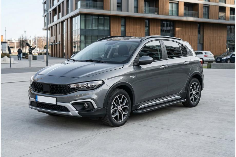 Fiat Tipo Cross 2021- Estribos Laterales Bosphorus Black (2 uds., Aluminio) Image