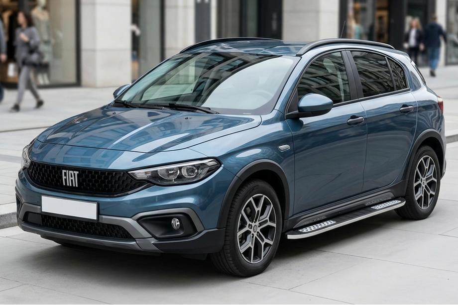 Fiat Tipo Cross 2021- Estribos Laterales Tayga V2 (2 uds., Aluminio) Image