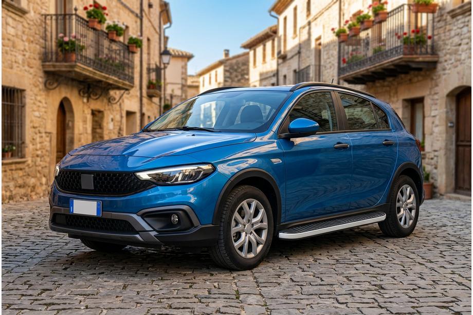 Fiat Tipo Cross 2021- Estribos Laterales Tayga Grey (2 uds., Aluminio) Image