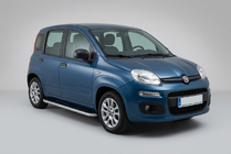Fiat Panda 2011-2023 Estribos Laterales Tayga Grey (2 uds., Aluminio) foto 1