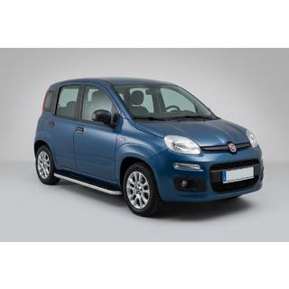Estribos Laterales Tayga Grey (2 uds., Aluminio) Fiat Panda 2011-2023 foto 1