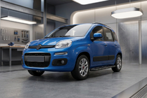 Fiat Panda 2011-2023 Estribos Laterales Tayga Black (2 uds., Aluminio) foto 1