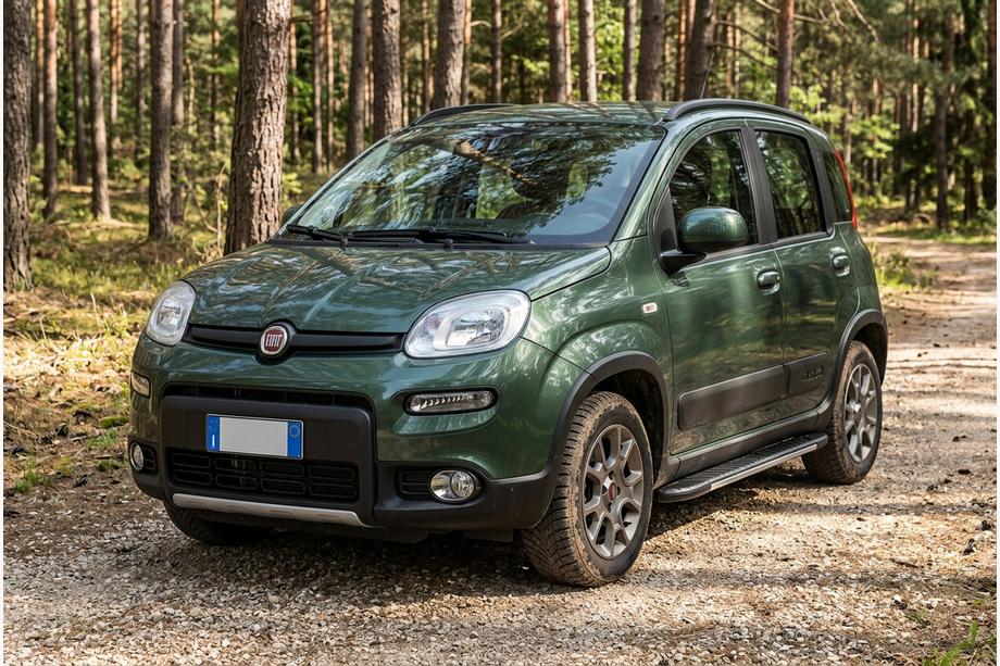 Fiat Panda 2011-2023 Estribos Laterales Bosphore Grey (2 uds., Aluminio) Image