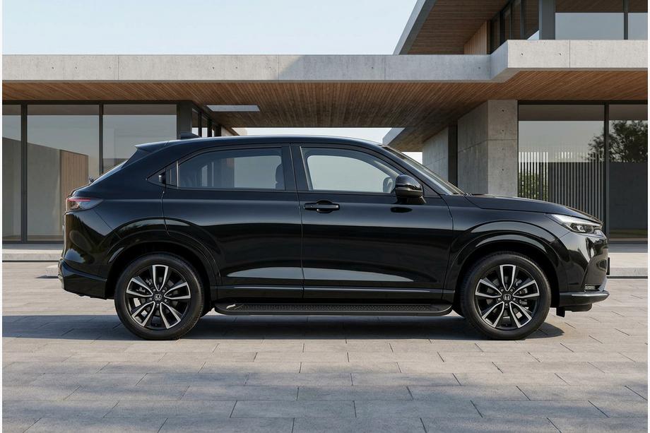 Honda HR-V 2021- Estribos Laterales Allmond Black (2 uds., Aluminio) Image