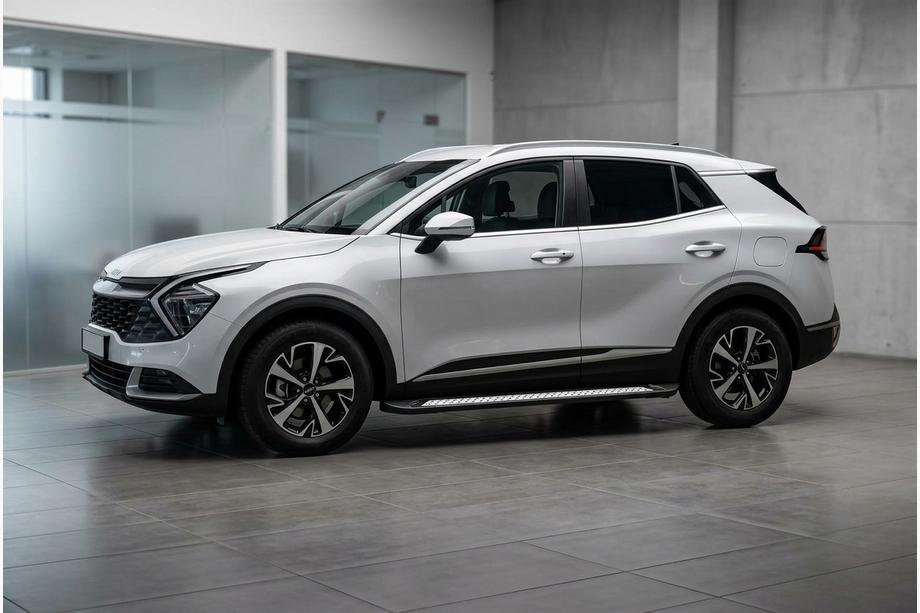Kia Sportage 2021- Estribos Laterales Vision New Black (2 uds., Aluminio) Image