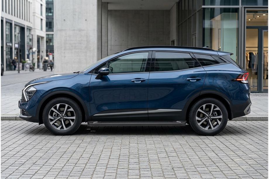 Kia Sportage 2021- Estribos Laterales Allmond Black (2 uds., Aluminio) Foto 1