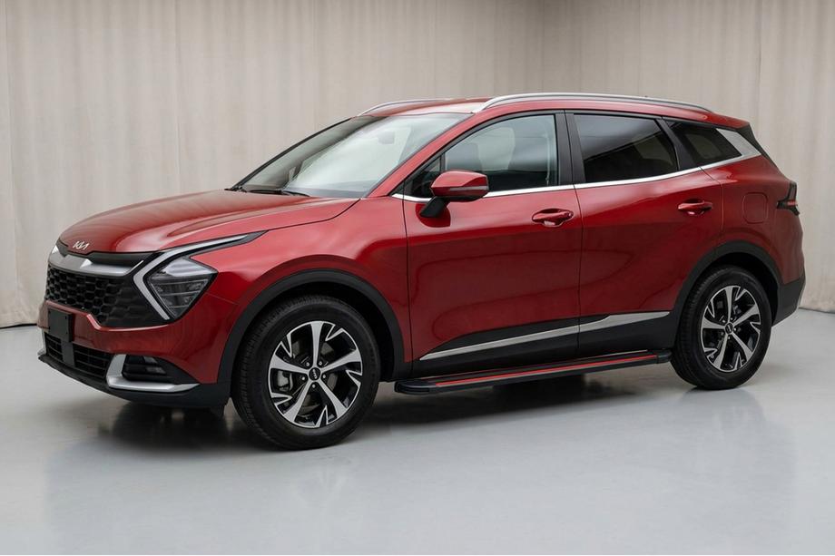 Kia Sportage 2021- Estribos Laterales Maya Red (2 uds., Aluminio) Image