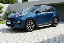 Kia Sportage 2021- Estribos Laterales Maya V2 (2 uds., Aluminio) foto 1