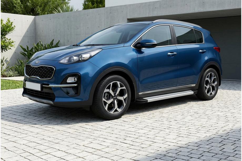 Kia Sportage 2021- Estribos Laterales Maya V2 (2 uds., Aluminio) Image