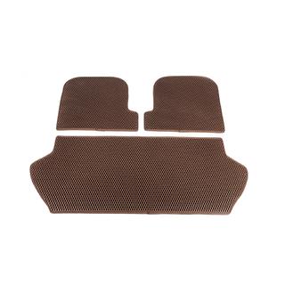 Alfombrilla de maletero 3 piezas (EVA, ladrillo) Volvo XC90 2002-2014 foto 2