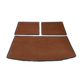 Alfombrilla de maletero 3 piezas (EVA, ladrillo) (7 plazas) Audi Q7 2005-2015 foto 1