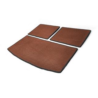Alfombrilla de maletero 3 piezas (EVA, ladrillo) (7 plazas) Audi Q7 2005-2015 foto 2