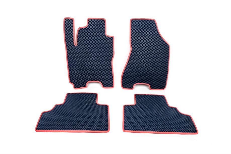 Kia Sportage 2004-2010 Alfombrillas EVA (Azules) Image