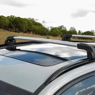 Barras de techo para rieles integrados con llave Strong V2 (2 uds) foto 4