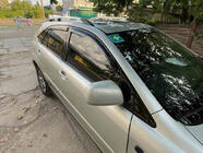 Lexus RX 2003-2009 Barras de techo Cromo turcas Pies de plastico foto 2