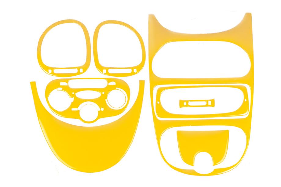 Peugeot 206 1998-2024 Cubiertas de tablero 1998-2001 (amarillo) Image