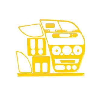 Cubiertas de tablero 1997-2001 (amarillo)