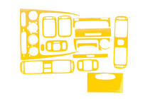 Toyota Corolla 1998-2002 Cubiertas de tablero 2000-2002 (amarillo) foto 1