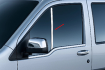 Ford Connect 2010-2013 Cubierta de Pilar de Ventana (2 uds, Acero Inoxidable) Carmos - Acero Inoxidable Turco foto 1