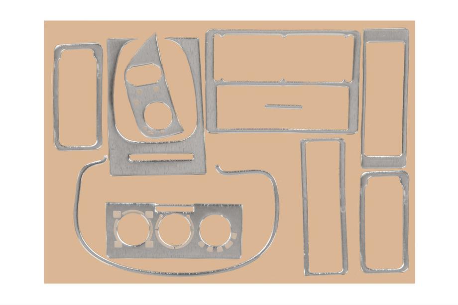 Volkswagen Polo 1994-2001 Embellecedores de salpicadero 1994-1999 (Aluminio) Image