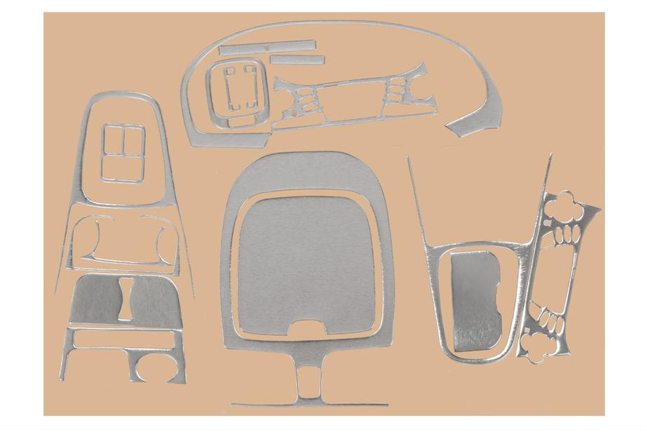Nissan Almera N16 2000-2006 Embellecedores de salpicadero 00-03 (Aluminio) Image
