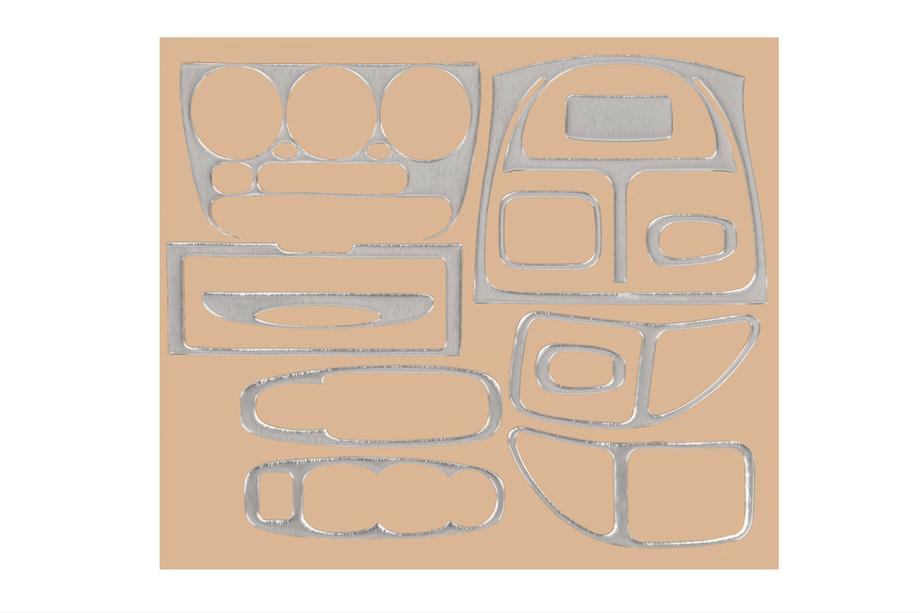 Hyundai Accent 2000-2006 Cubierta de salpicadero (aluminio) Image