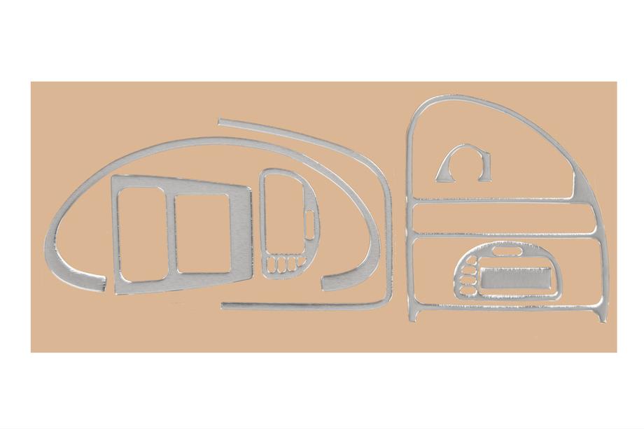 Citroen Saxo 1996-2023 Cubierta de salpicadero (aluminio) Image