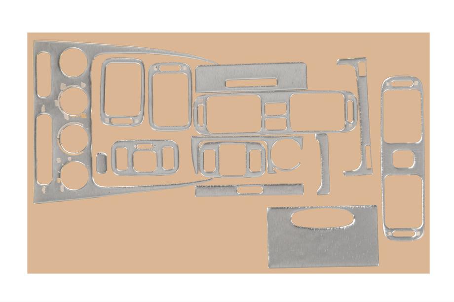 Toyota Corolla 1998-2002 Embellecedores de salpicadero 2000-2002 (Aluminio) Image