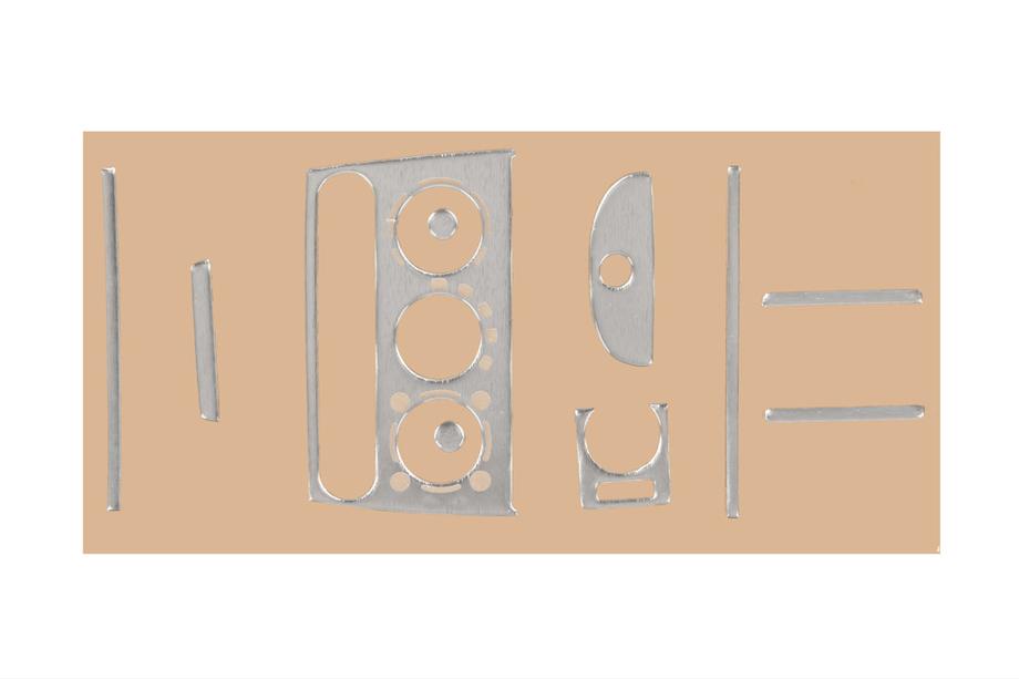 Opel Corsa B 1993-2004 Cubierta de salpicadero (aluminio) Image