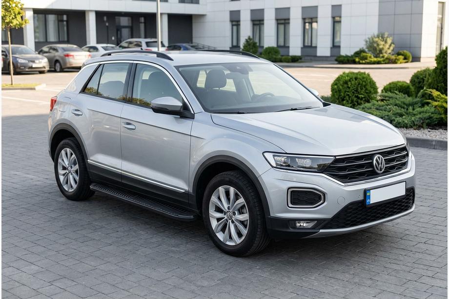 Volkswagen T-Roc 2017-2025 Estribos Laterales Tayga Black (2 uds., Aluminio) Foto 1