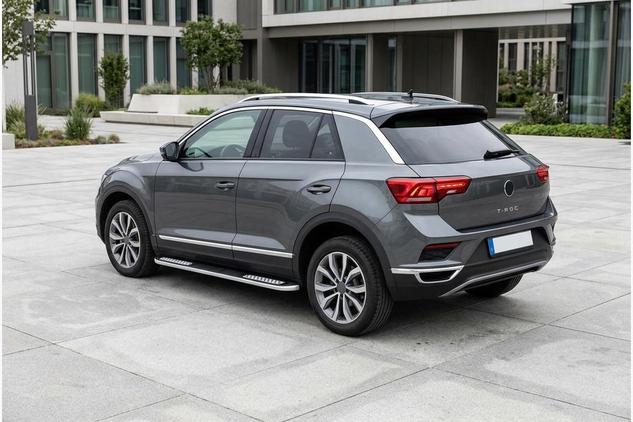Volkswagen T-Roc 2017-2025 Estribos Laterales Tayga V2 (2 uds., Aluminio) Foto 1