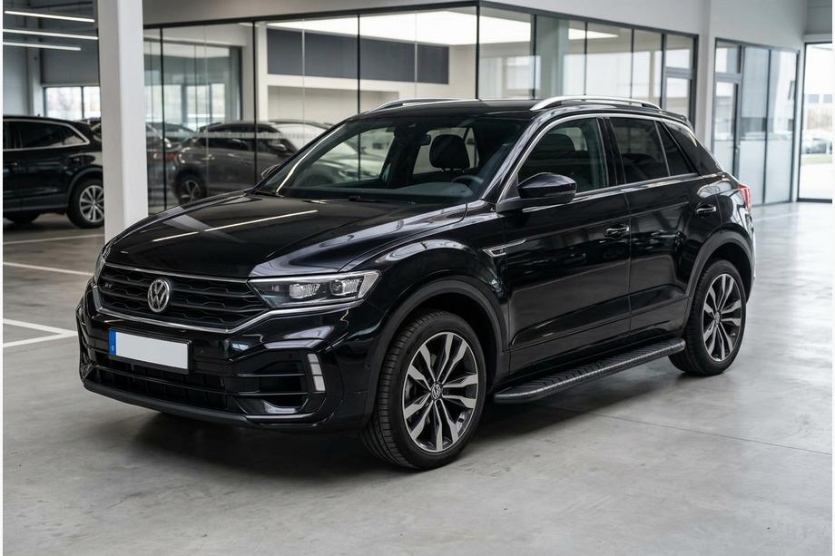 Volkswagen T-Roc 2017-2025 Estribos Laterales Bosphore Black (2 uds., Aluminio) Foto 1