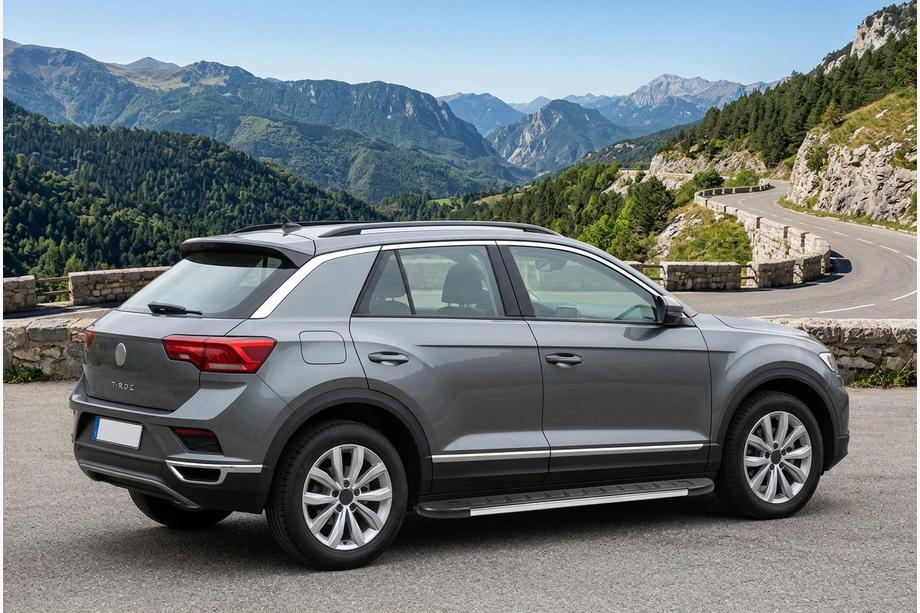 Volkswagen T-Roc 2017-2025 Estribos Laterales Duru (2 uds., Aluminio) Foto 1