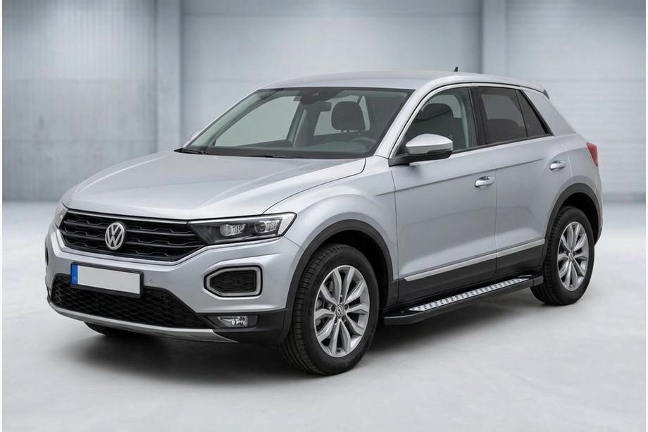 Volkswagen T-Roc 2017-2025 Estribos Laterales Vision New Black (2 uds., Aluminio) Foto 1
