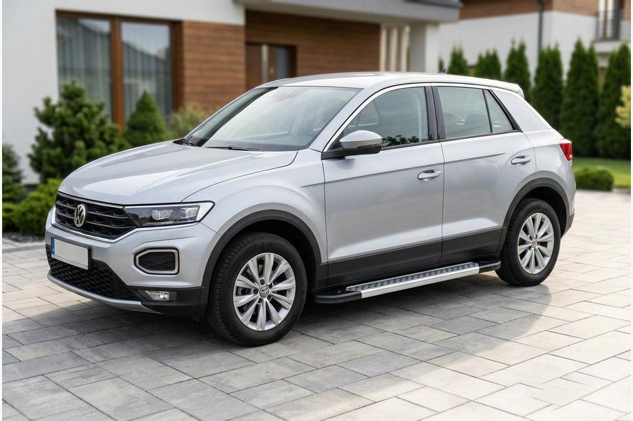 Volkswagen T-Roc 2017-2025 Estribos Laterales Vision New Grey (2 uds., Aluminio) Image