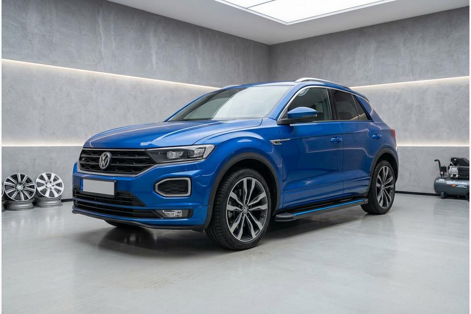 Volkswagen T-Roc 2017-2025 Estribos Laterales Maya Blue (2 uds., Aluminio) Image
