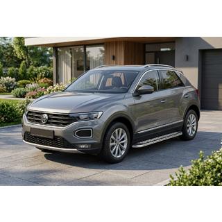 Estribos Laterales Maydos V2 (2 uds., Aluminio y Acero Inoxidable) Volkswagen T-Roc 2017-2025 foto 1