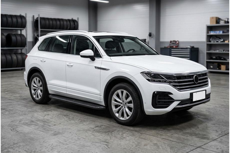 Volkswagen Touareg 2018- Estribos Laterales Tayga Black (2 uds., Aluminio) Image
