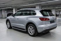 Volkswagen Touareg 2018- Estribos Laterales Tayga Grey (2 uds., Aluminio) foto 1
