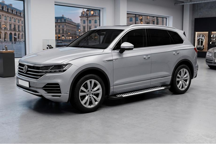 Volkswagen Touareg 2018- Estribos Laterales Line (2 uds., Aluminio) Image