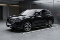 Volkswagen Touareg 2018- Estribos Laterales Allmond Black (2 uds., Aluminio) foto 1
