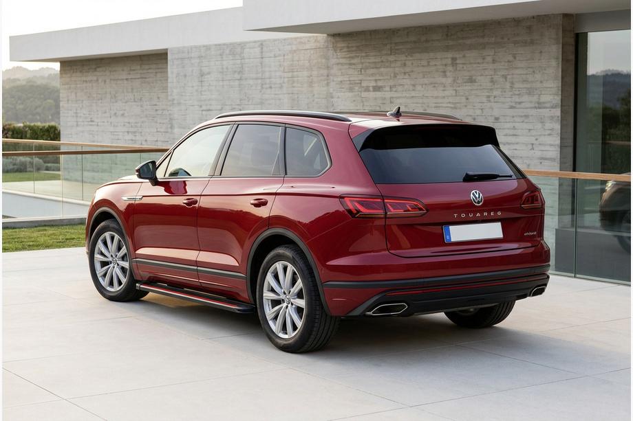 Volkswagen Touareg 2018- Estribos Laterales Maya Red (2 uds., Aluminio) Image