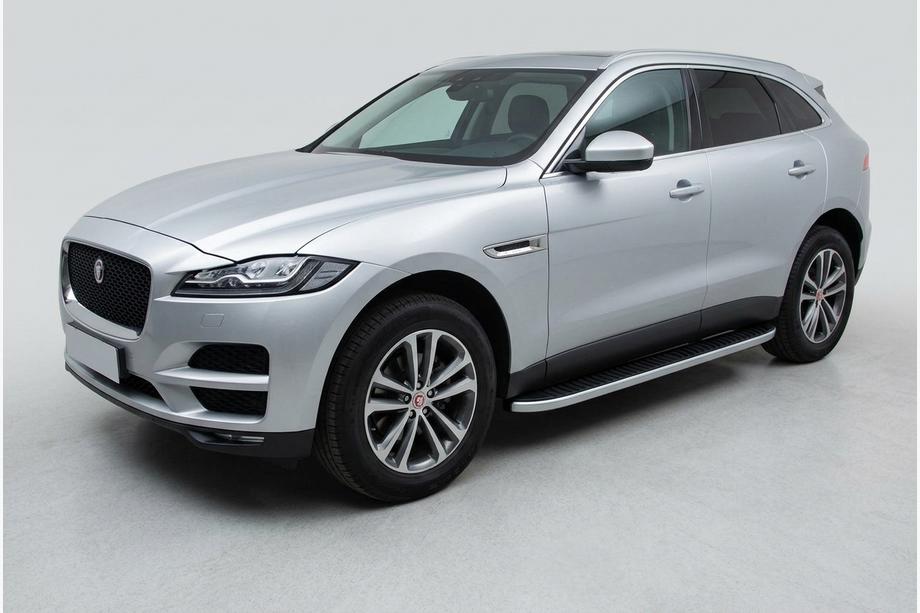 Jaguar F-PACE 2016- Estribos Laterales Tayga Grey (2 uds., Aluminio) Image