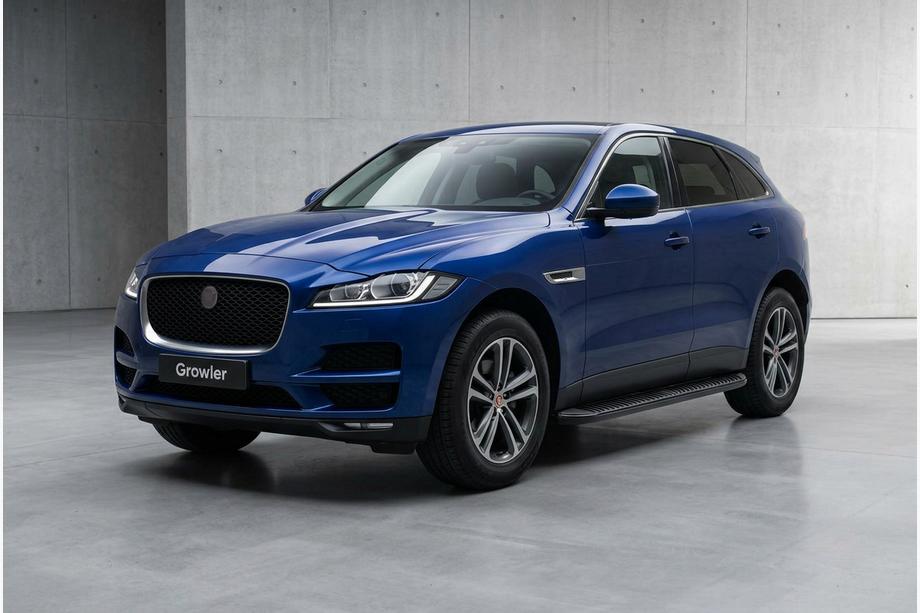 Jaguar F-PACE 2016- Estribos Laterales Tayga Black (2 uds., Aluminio) Image